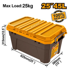 Ingco Plastic Tool Box 25" 45L