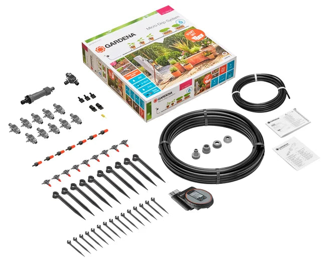 GARDENA Micro Drip System Flower Pots Starter Set