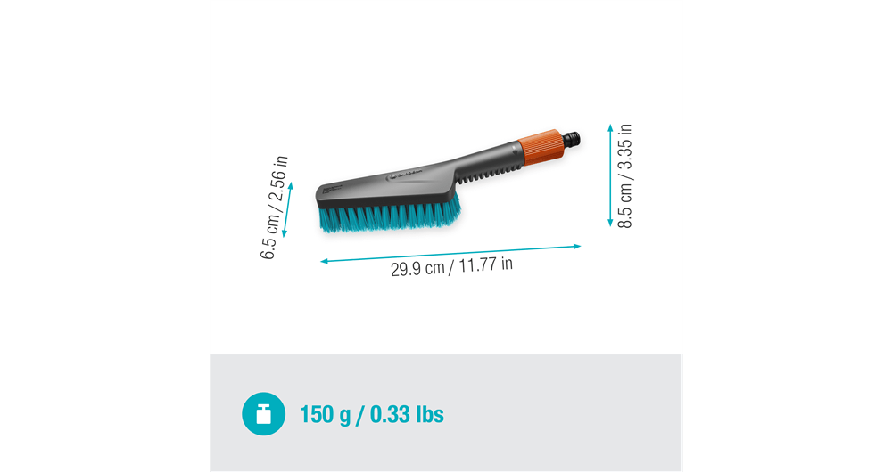 GARDENA CleanSystem Hand Brush  S  Hard