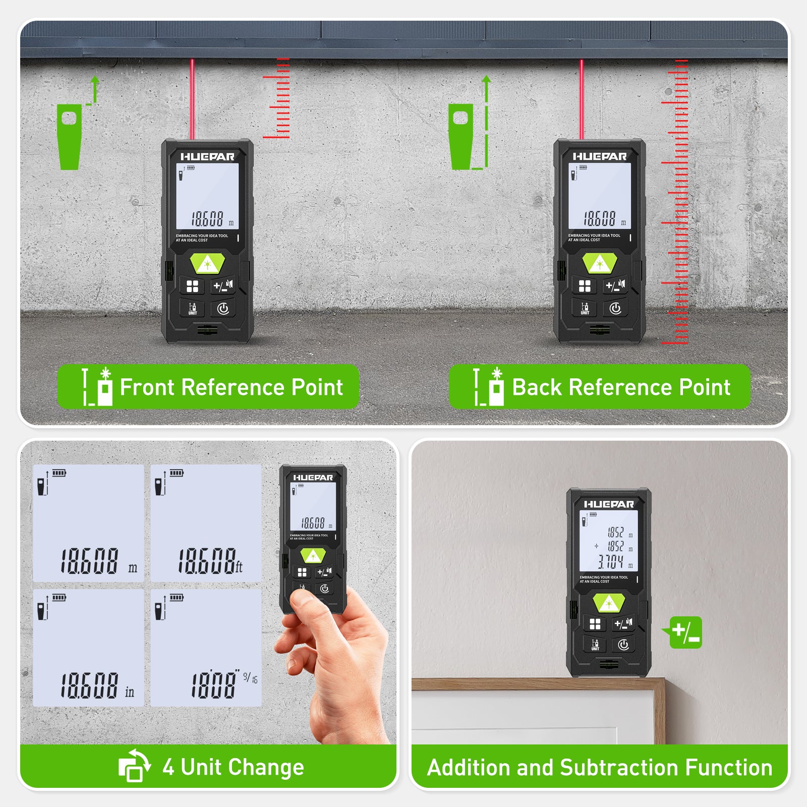 Huepar DM-LM100 Laser Distance Measure