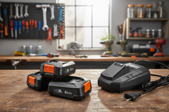 GARDENA Battery Starter Set | 2x PBA 18V/45 + AL 1830 CV Quick Charger | Double Set 14907-20 | South Africa