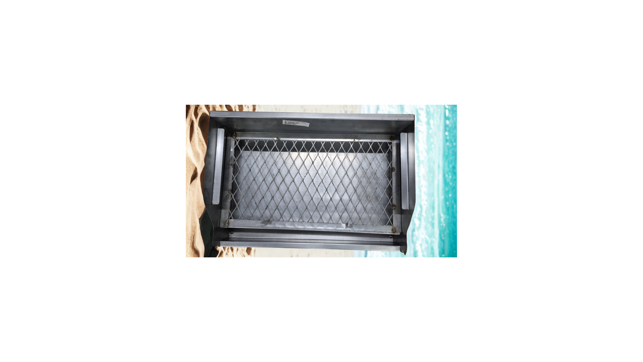 Braai Beach Stainless steel with foldable legs