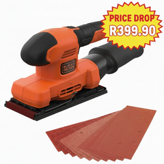 Black & Decker BEW220KAX-QS 150W 1/3 Sheet Finishing 18.9 inch Belt Sander