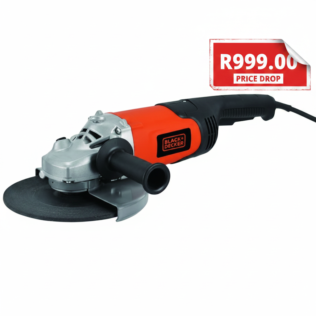 Black &amp; Decker 2200W 230mm Large Angle Grinder | BDGL2223 | South Africa