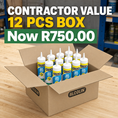ALCOLIN Contractors Silicone White Box 12PCS