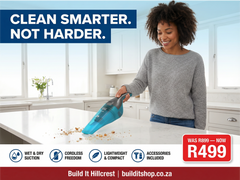 Black & Decker 7.2V Cordless Wet & Dry Dustbuster Hand Vacuum + Accessories