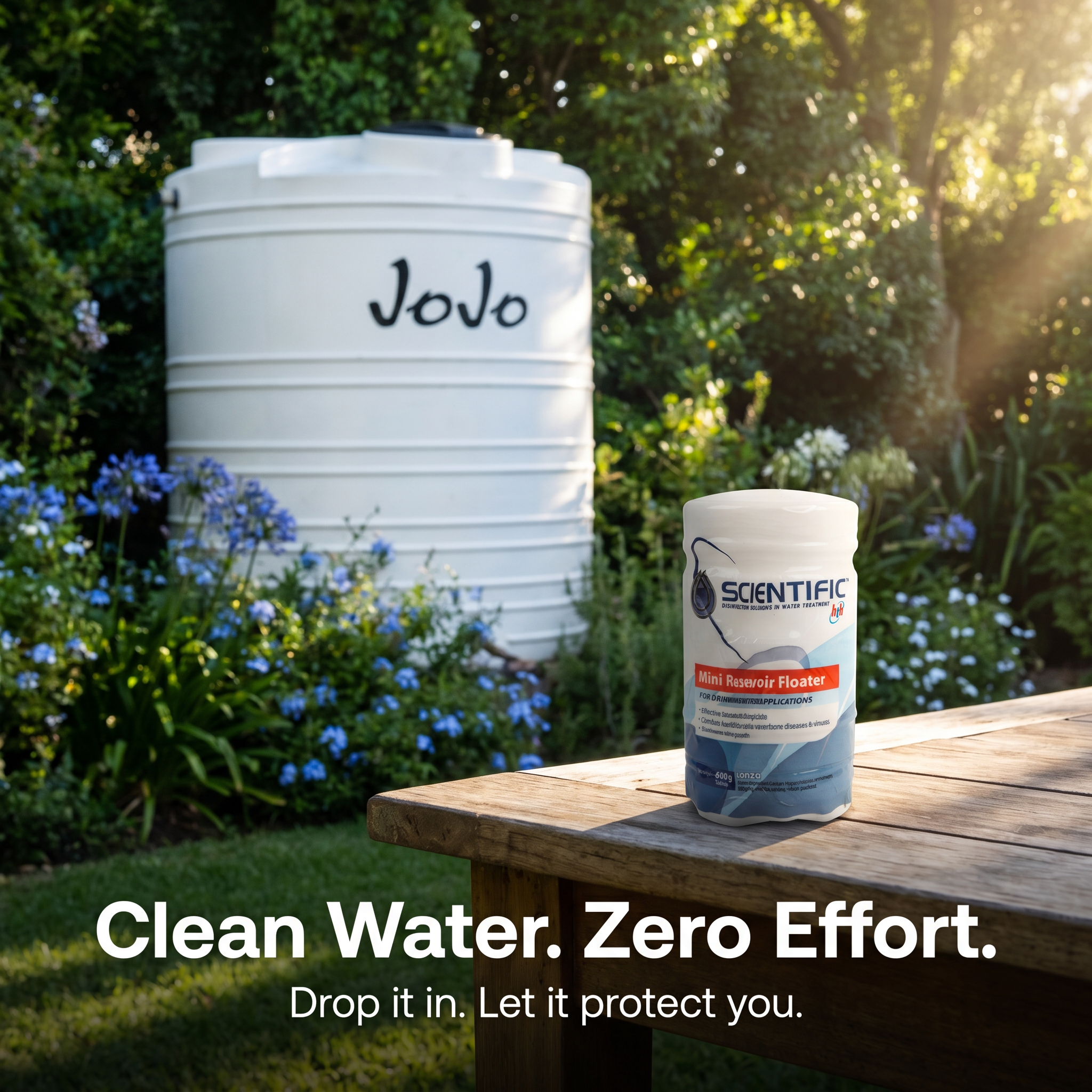 HTH Scientific Mini Reservoir Floater 600g | JoJo Tank Water Disinfection | South Africa