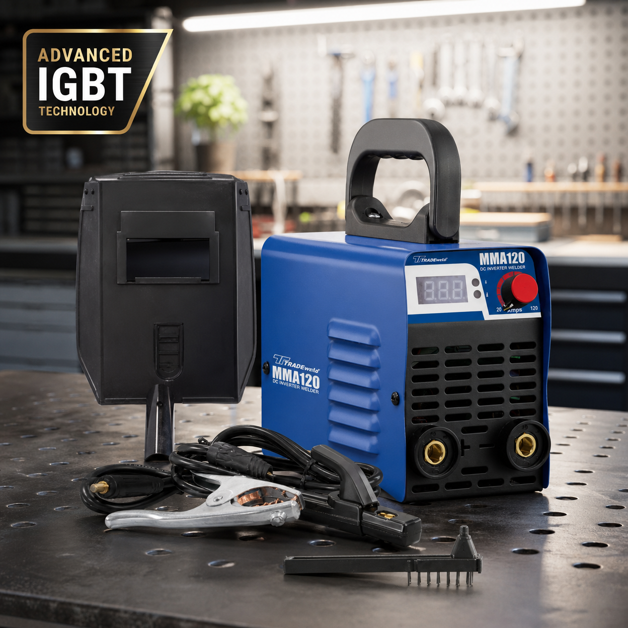TRADEWELD 120A Inverter Welder with Kit - Compact, Portable & Professional