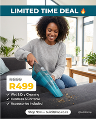 Black & Decker 7.2V Cordless Wet & Dry Dustbuster Hand Vacuum + Accessories