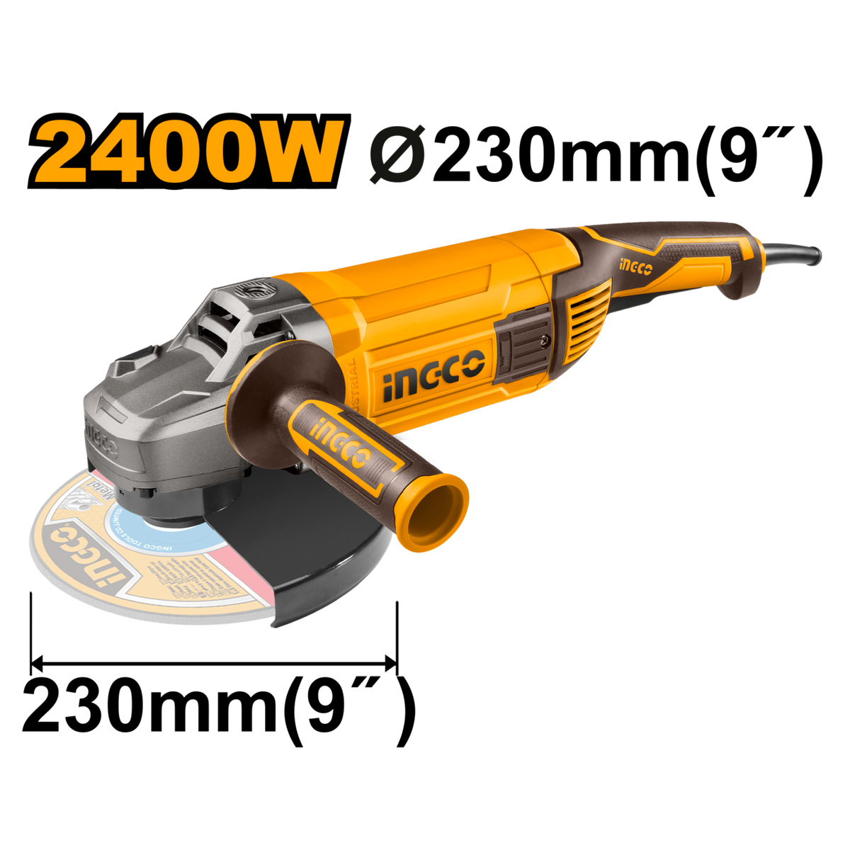 INGCO ANGLE GRINDER 2400W 230MM