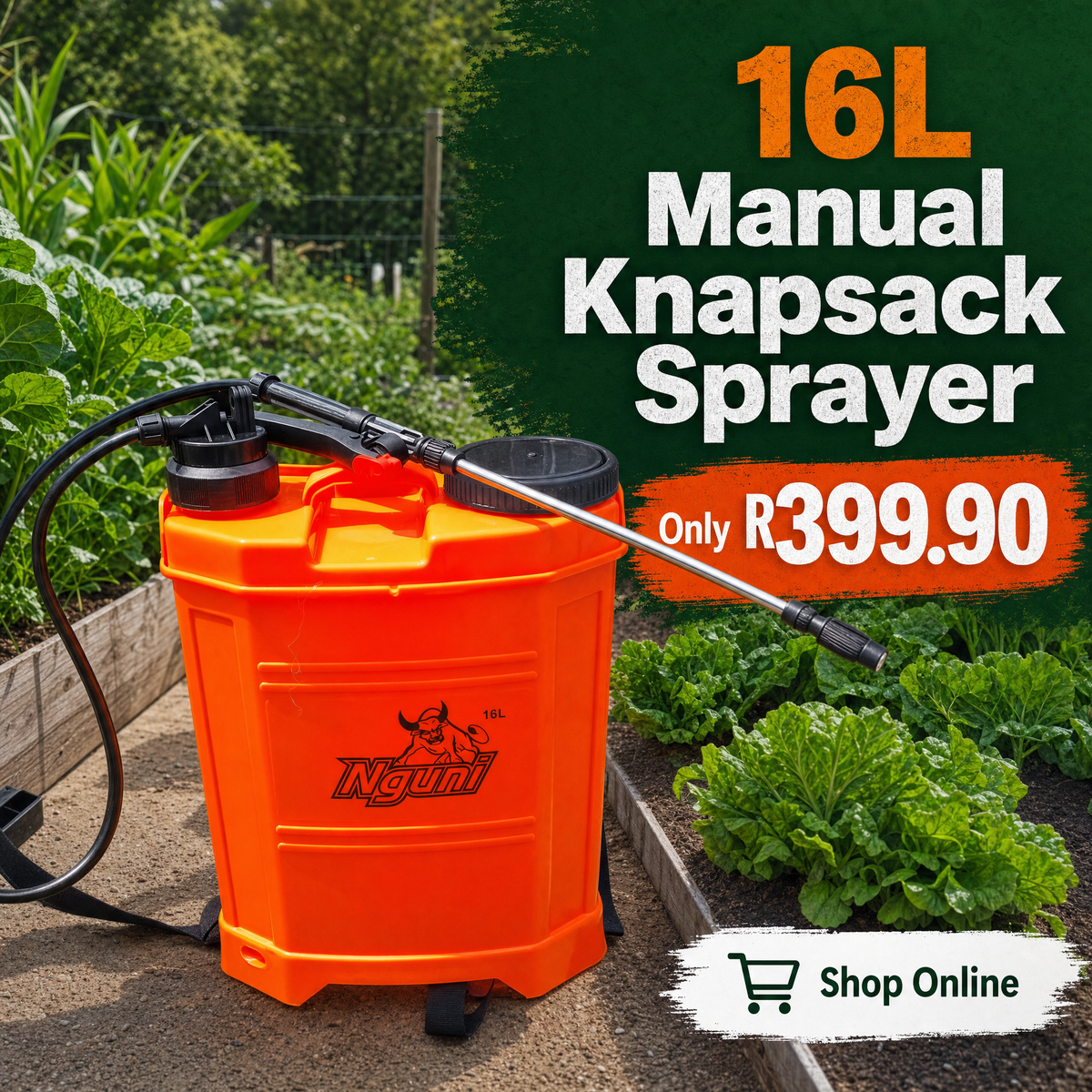KNAPSACK SPRAYER MANUAL 16LT NGUNI
