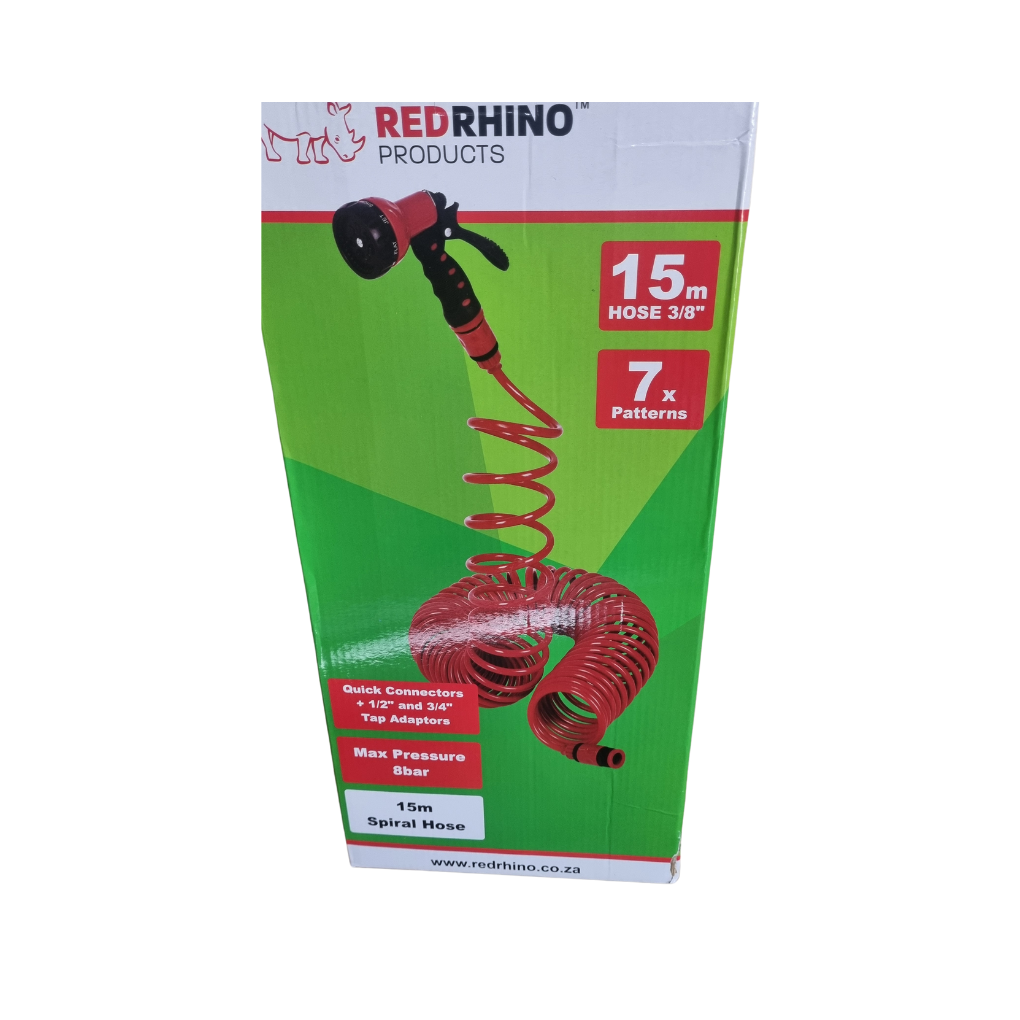 RED RHINO SPIRAL HOSE 15M