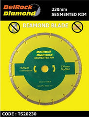Diamond Blade 230mm Segmented Delrock
