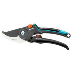 Gardena Bypass Secateurs, 24mm Max Diameter, Fibreglass Re-Inforced Handle, Integrated Spring