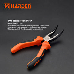 Ruwag Harden Plier Professional Bent Nose 162mm