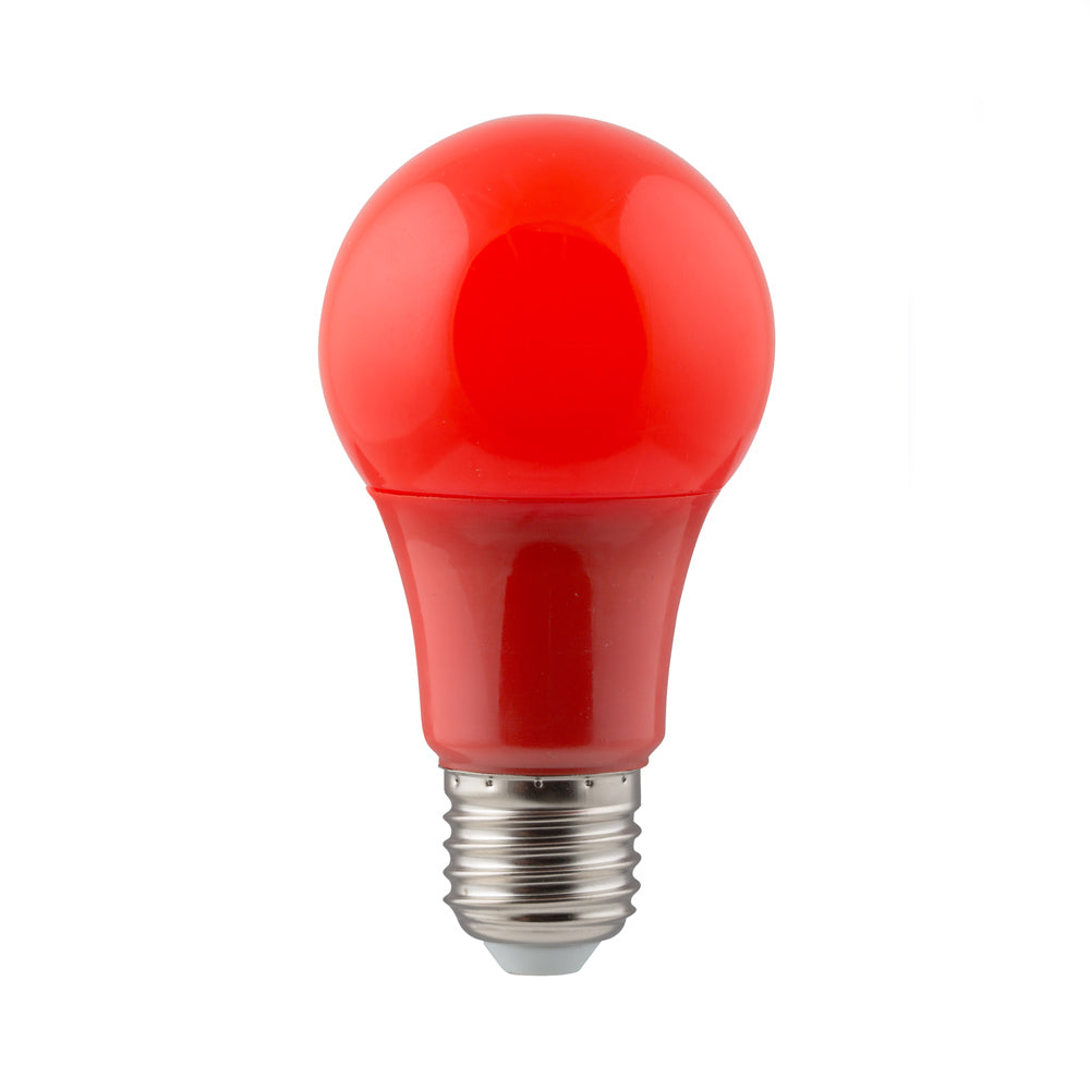 Eurolux Red Colour E27 7W Globe LED