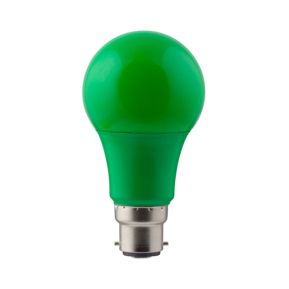Eurolux Green Colour B22 7W Globe LED
