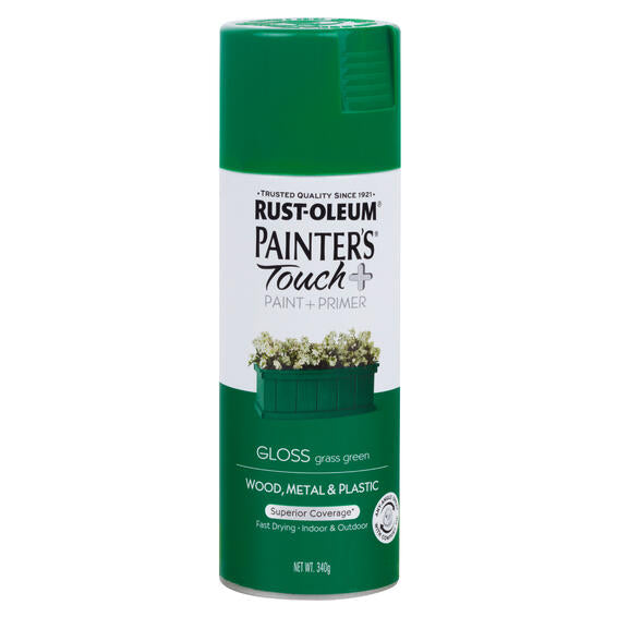 Rust-Oleum Painters Touch Grass Green Spray Paint 340g