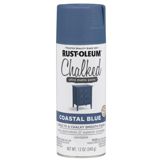 Rust-Oleum Chalked Coastal Blue Spray Paint 340g