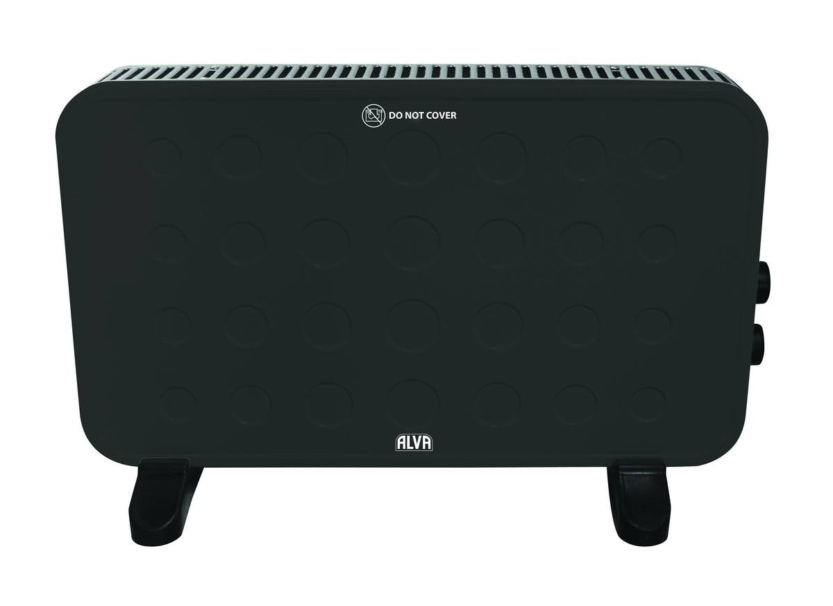 Alva Convection Heater Black