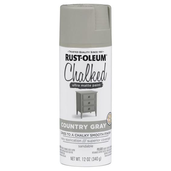 Rust-Oleum Chalked Country Gray Spray Paint 340g
