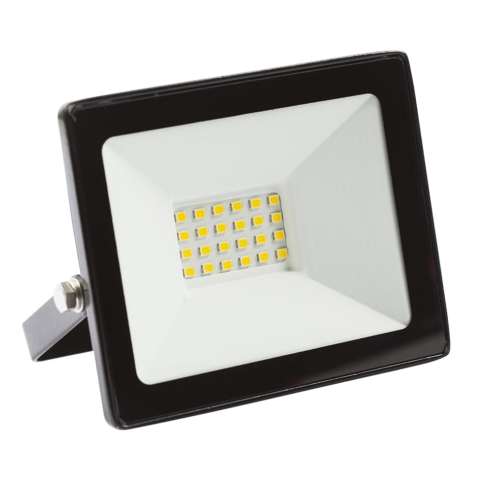 Eurolux LED 20W Floodlight 4000K Black (Single Pack)