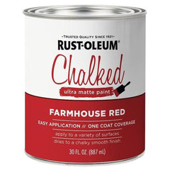 Rust-Oleum Ultra Matte Paint Farmhouse Red 887ml