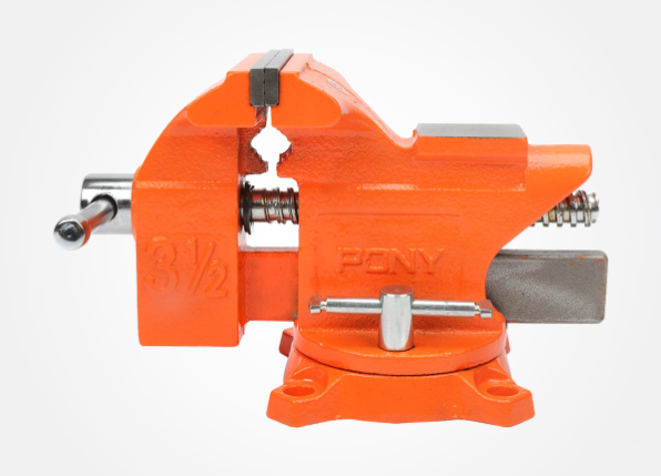 Pony 3" Light-Duty Bench Vise with Swivel Base