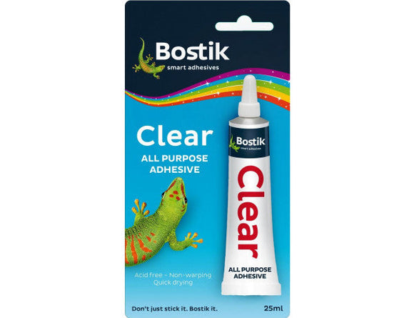 Bostik Clear Adhesive 25ml