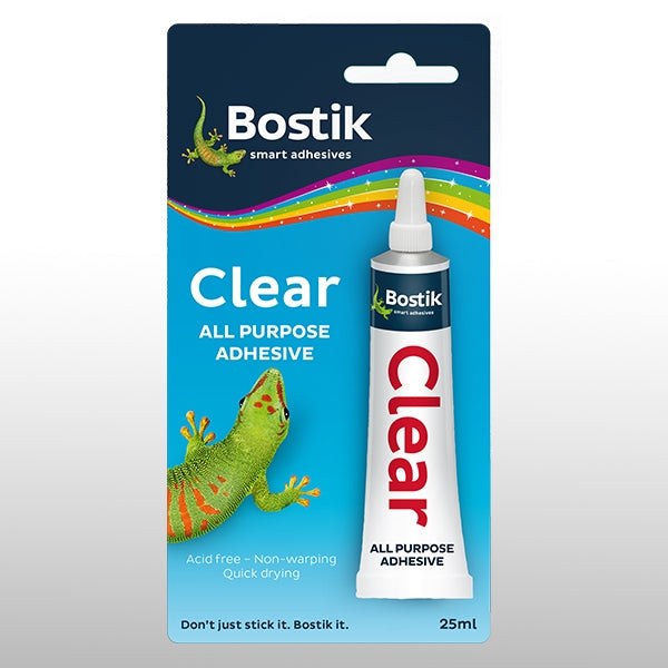 Bostik Clear Adhesive 25ml