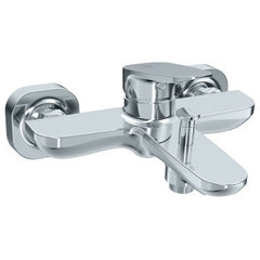Focus Single Lever  Bath Mixer w/Diverter Hand Shower Hose & Bracket Chrome