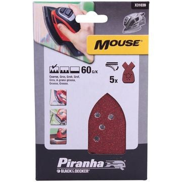 Mouse Sanding Black & Decker 60g 5's