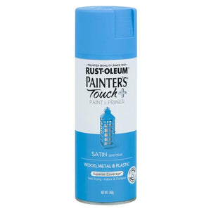 Rust-Oleum Painters Touch Satin Sea Blue Spray Paint 340g