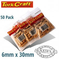 Tork Craft Dowel Pins 6X30mm