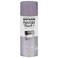 Rust-Oleum Painters Touch Satin Silver Lilac Spray Paint 340g