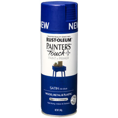 Rust-Oleum Painters Touch Satin Ink Blue Spray Paint 340g