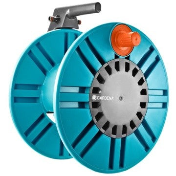 Gardena Classic Wall-Fixed Hose Reel 60, Capacity: 13mm (1/2-inch) 60m, 19mm (3/4-inch) 20m