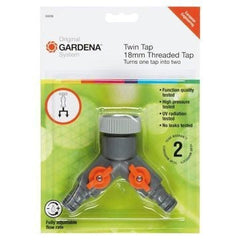 Gardena Twin-Tap Connector (Includes Adapters for All Tap Sizes)