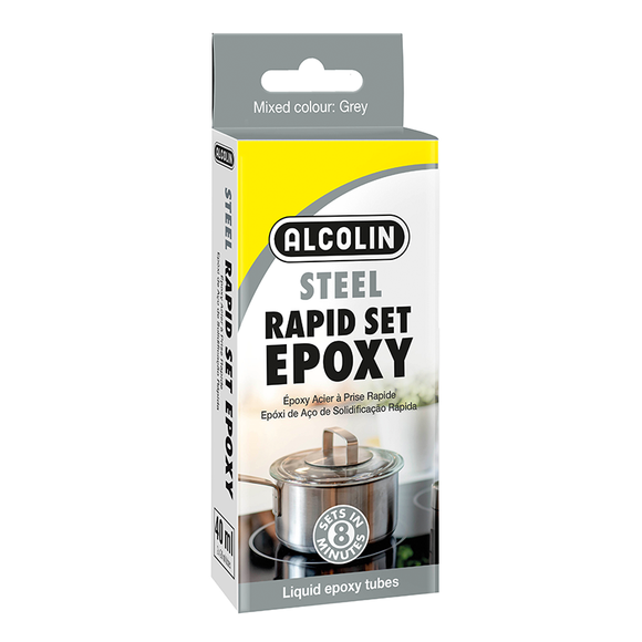Alcolin Epoxy Liquid Rapid Set Steel 40ml