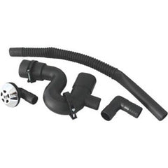 Trap Bath&Overflow Black 40mmx40mm