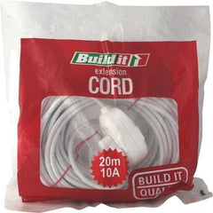 Extension Cord White 20m 10A