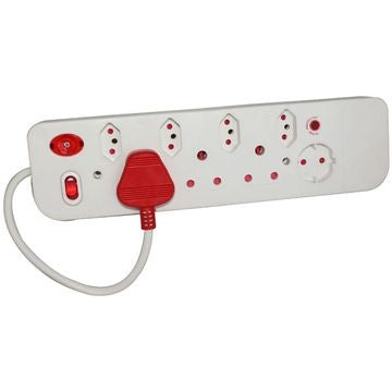 8 Way Multiplug with Switch & Surge