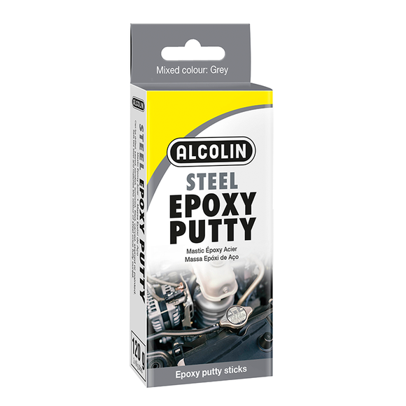 Alcolin Epoxy Putty Steel 120g