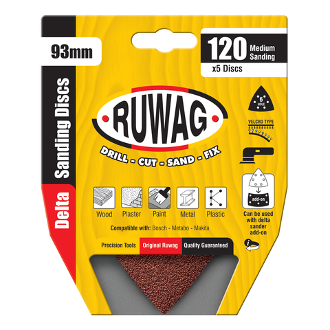 Ruwag 93mm Delta Sanding Disc P240