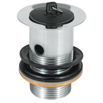 Waste Basin 32mm Brass Slotted Chrome/P 1's