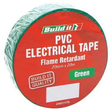 Tape PVC Insulation 20mm x 20m Green