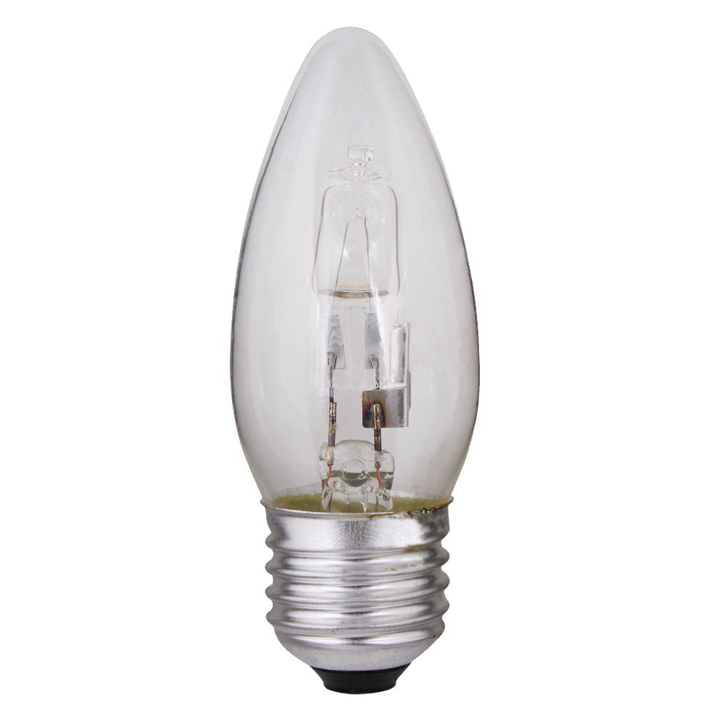 Eurolux E27 42W Clear Candle Halogen Saver