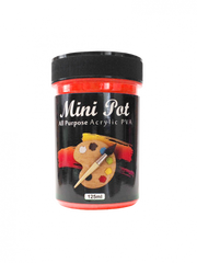 Spraymate Mini Pot Acrylic Neon Orange Paint 125ml