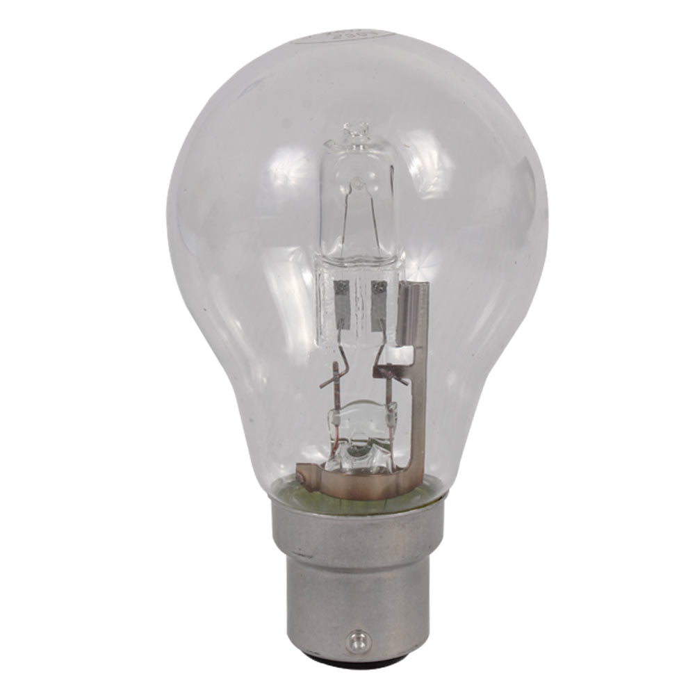 Eurolux B22 28W Clear Globe Halogen Saver