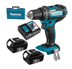 Makita  Cordless Impact Drill DHP482ZJ, 2x Battery, Charger & Carry Case